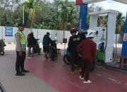 Polsek Madang Suku I Monitoring SPBU Tebing Sari, Stok Pertalite dan Pertamax Masih Aman
