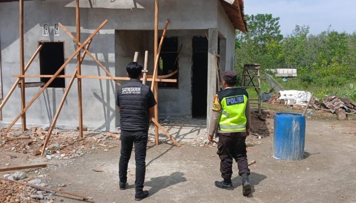 Polsek BP Peliung Pantau Progres Bedah Rumah Warga, Sudah Capai 85 Persen