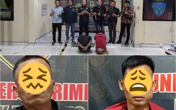 Polsek Belitang I Amankan Dua Pemuda Bawa S3nj4ta 4pi Rakitan dan S4jam di Jalan Desa Pujo Rahayu