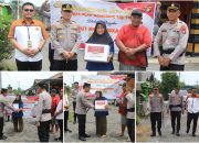 Jelang HUT Bhayangkara ke-80, Kapolres OKU Timur Salurkan Bansos untuk Warga Kurang Mampu