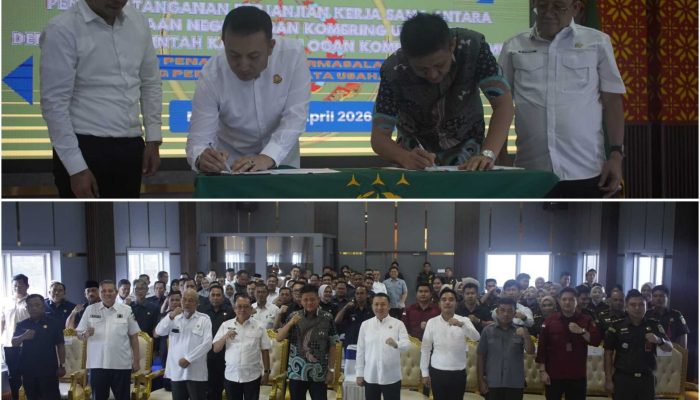 Sinergi Hukum Diperkuat, Pemkab OKU Timur dan Kejari Teken Perjanjian Kerja Sama