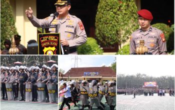 Polres OKU Timur Gelar Simulasi Sispamkota, Uji Kesiapan Hadapi Potensi Aksi Massa