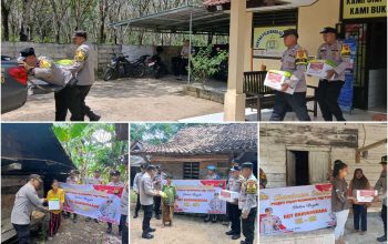 Polsek Madang Suku I Salurkan Bansos kepada Warga Desa Jatisari dalam Rangka Hari Bhayangkara ke-80