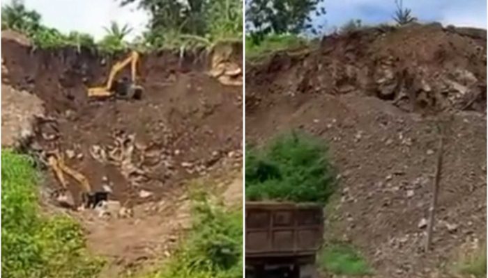 Tambang Batu Split Diduga Langgar Aturan, Warga Jayapura OKU Timur Mengeluh, Pemerintah Dinilai Pasif