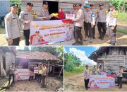 Sambut HUT Bhayangkara ke-80, Polsek Madang Suku I Salurkan Bansos kepada Warga