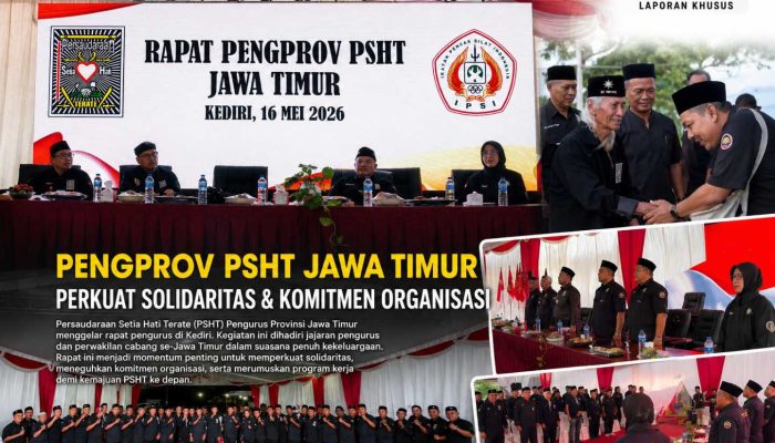 Rakorwil PSHT Jatim Tegaskan Konsolidasi Organisasi dan Kebangkitan Prestasi Atlet