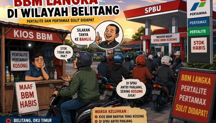 BBM di Wilayah Belitang Langka, Warga Keluhkan Sulitnya Mendapat Pertalite dan Pertamax