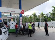 Polsek Madang Suku I Lakukan Monitoring SPBU, Pastikan Stok Pertalite Aman