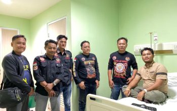 LSM Harimau Sumsel Kembali Tunjukkan Solidaritas, Jenguk Anggota yang Dirawat di RS