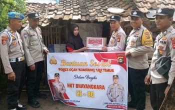 Polsek Belitang II Salurkan Bantuan Sosial Sambut HUT Bhayangkara ke-80