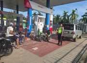 Monitoring SPBU di OKU Timur, Polisi Pastikan Stok Pertalite Aman