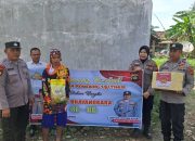 Polsek Buay Pemuka Peliung Salurkan Bansos Sambut HUT Bhayangkara ke-80