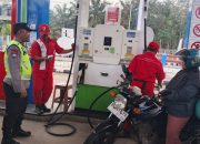 Polsek Madang Suku I Cek Ketersediaan BBM di SPBU Tebing Sari, Pastikan Distribusi Lancar