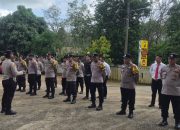 Kapolsek Madang Suku I Tekankan Disiplin dan Antisipasi Karhutla Saat Apel Pagi