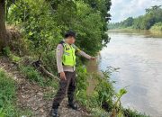 Debit Air Sungai Komering Mulai Normal, Polsek BP Peliung Tetap Intensifkan Pemantauan Wilayah Rawan Banjir