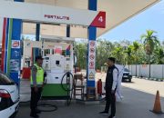 Monitoring SPBU di Belitang Madang Raya, Polisi Pastikan Distribusi BBM Bersubsidi Tetap Terkendali