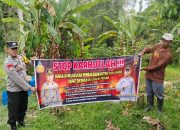 Polsek Madang Suku I Intensifkan Sosialisasi Pencegahan Karhutla kepada Warga