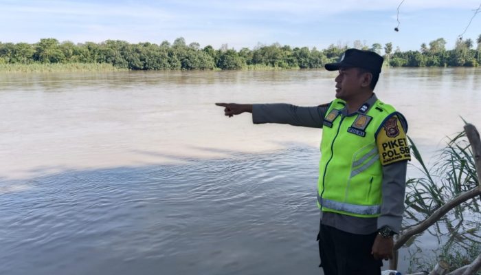 Polisi Pantau Debit Sungai Komering, Wilayah Rawan Banjir di Madang Suku I Masih Aman
