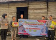 Sambut Hari Bhayangkara ke-80, Polsek Buay Pemuka Peliung Salurkan Bansos untuk Warga Kurang Mampu