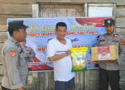 Semarak Hari Bhayangkara ke-80, Polsek BP Peliung Salurkan Paket Sembako untuk Warga Kurang Mampu