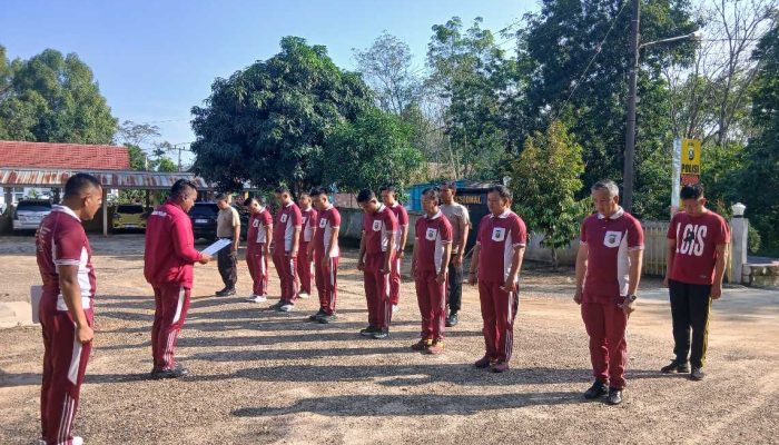 Polsek Madang Suku I Gelar Kurvei Bersih Asrama, Dukung Gerakan Nasional Indonesia Asri