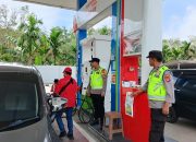 Pastikan Pasokan Aman, Personel Polsek Madang Suku I Pantau Aktivitas dan Stok BBM di SPBU Tebing Sari