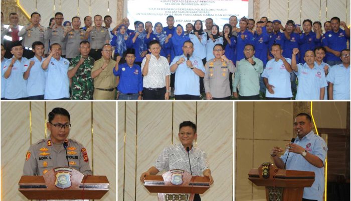 Kapolres OKU Timur Buka Sarasehan May Day 2026, Buruh dan Pemerintah Perkuat Sinergi Tanpa Aksi Jalanan