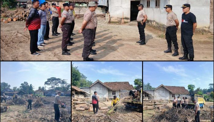 Program BELIDA Polsek Madang Suku I Dukung Gerakan Indonesia Asri di Lokasi Pembangunan SPPG Polri