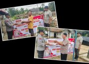Sambut Hari Bhayangkara ke-80, Polsek Madang Suku I Salurkan Paket Sembako untuk Buruh di Jati Mulyo