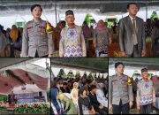 Hadir di Pelepasan 166 Siswa SMPN 1 Belitang Mulya, Polsek Belitang II Pastikan Acara Aman dan Kondusif