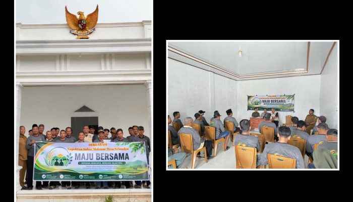 Gapoktan Subur Makmur OKU Timur Deklarasikan Dukungan untuk Swasembada Pangan Nasional