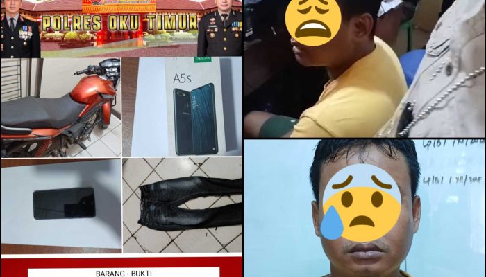 Sempat Buron, DPO Begal Bers3nj4ta 4pi di OKU Timur Akhirnya Diringkus Polisi