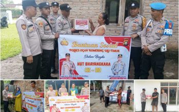 Sambut Hari Bhayangkara ke-80, Polres OKU Timur Salurkan Ribuan Paket Sembako untuk Lansia dan Warga Prasejahtera