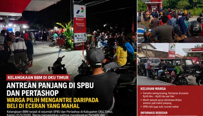 Kelangkaan BBM di OKU Timur Kian Dikeluhkan, Keluhan Masyarakat Ungkap Permasalahan Serta Adanya BC Pesan Berantai Via WA