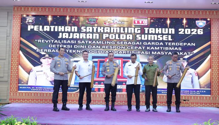 Satkamling Sumsel Didorong Beradaptasi dengan Era Digital, Kapolda: Kebersamaan Warga Tetap Jadi Kunci
