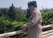 Polisi Pantau Debit Sungai Komering, Kondisi Pemukiman Warga di BP Peliung Masih Aman