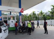 Polisi Lakukan Monitoring SPBU di Belitang Madang Raya, Stok Pertalite Dilaporkan Kosong