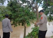 Pantau Sungai Komering Pascahujan, Polisi Pastikan Kondisi Permukiman Warga Tetap Aman