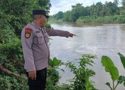 Polisi Pantau Debit Sungai Komering, Kondisi Pemukiman Warga di BP Peliung Masih Aman