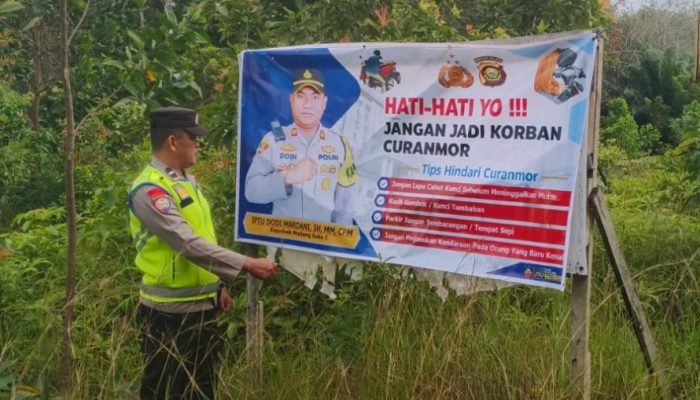 Polsek Madang Suku I Edukasi Warga tentang Pencegahan Curanmor Melalui Sosialisasi Kamtibmas