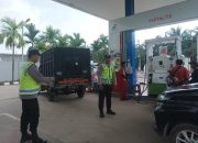Polsek Madang Suku I Pastikan Ketersediaan BBM Bersubsidi Melalui Monitoring SPBU Tebing Sari