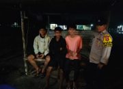 Jaga Keamanan Lingkungan, Polsek Madang Suku I Pantau Aktivitas Ronda Malam Warga