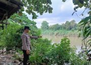 Polsek BP Peliung Pantau Kondisi Sungai Komering, Debit Air Terpantau Aman Pasca Curah Hujan Tinggi