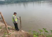 Polsek Madang Suku I Pantau Debit Sungai Komering, Kondisi Wilayah Pesisir Masih Aman dari Banjir