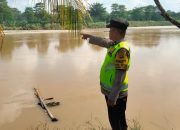 Polsek Madang Suku I Pantau Debit Sungai Komering, Wilayah Rawan Banjir Masih Aman
