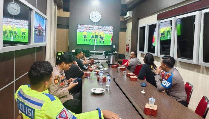 Polres OKU Timur Gelar Nobar Piala Dunia 2026, Perkuat Kedekatan Polri dengan Masyarakat
