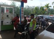 Polsek Madang Suku I Pastikan Ketersediaan BBM Bersubsidi Melalui Monitoring SPBU Tebing Sari