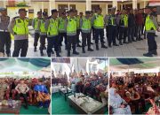 Polsek Belitang II Kawal Ketat Kunjungan Gubernur Sumsel di Forum Komunikasi Adat Komering di Petanggan