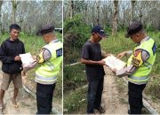 Polsek Madang Suku I Intensifkan Mitigasi Karhutla Melalui Sosialisasi dan Penyebaran Maklumat Larangan Membakar Lahan