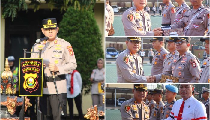 Kapolres OKU Timur Tegaskan Polri Berintegritas, 51 Personel Berprestasi Terima Penghargaan dan Satu Anggota Jalani PTDH
